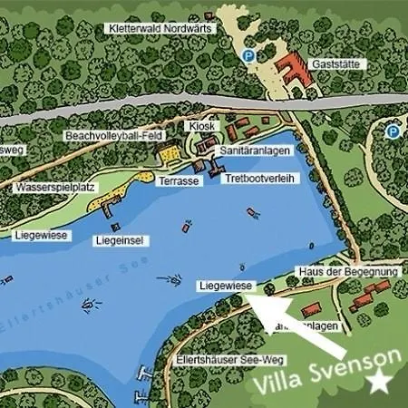 Am Badesee Svenson Am Ellertshäuser Semesterbostad